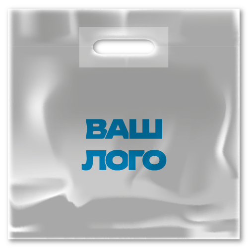 Пакет с логотипом банан 60х60 см прозрачный, мкм: 60, 1+0, LDPE A6