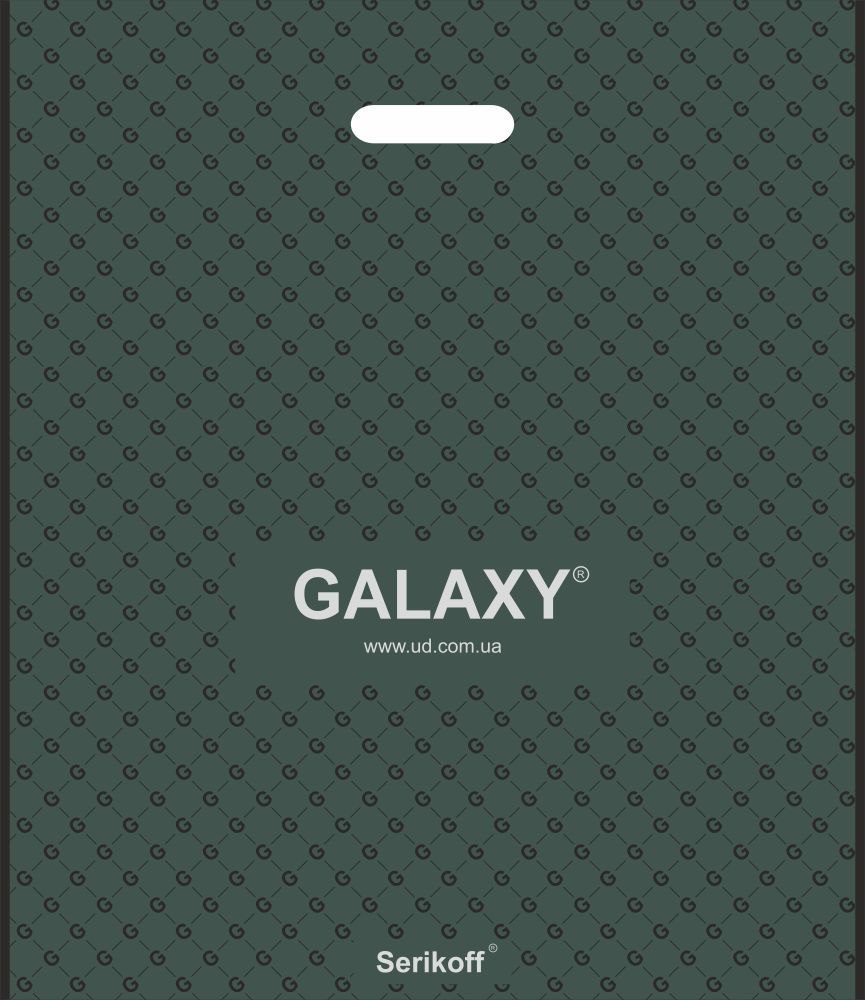 Пакет типа "банан" 45х52 см Galaxy Черный, мкм: 100, ТМ Serikoff