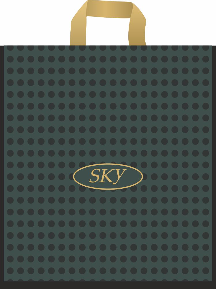 Пакет типа "петля" 40х45 см STS Sky Черный, мкм: 160, ТМ Serikoff