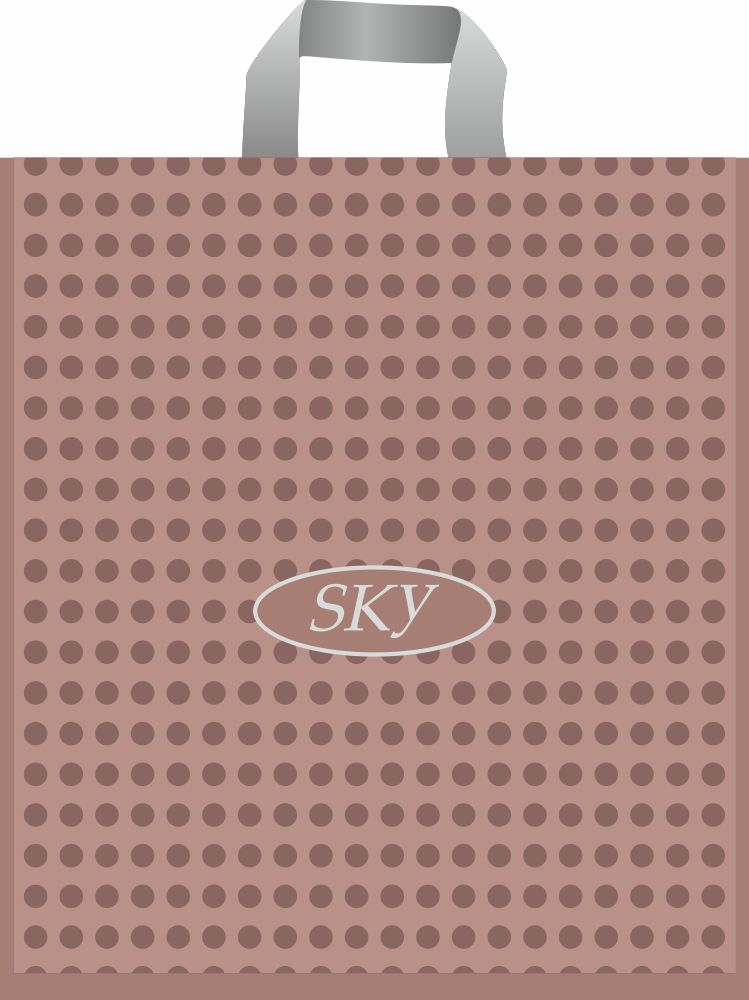 Пакет типа "петля" 40х45 см STS Sky Кофе, мкм: 160, ТМ Serikoff