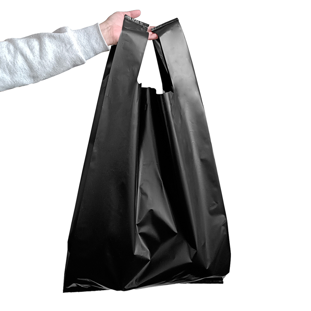 Пакеты для мусора 50+20х90 см 60л черные, мкм: 60, HDPE
