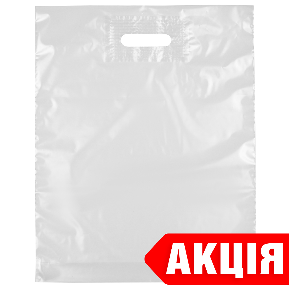 Активированный пакет банан 40х50 см прозрачный, мкм: 60, LDPE A6